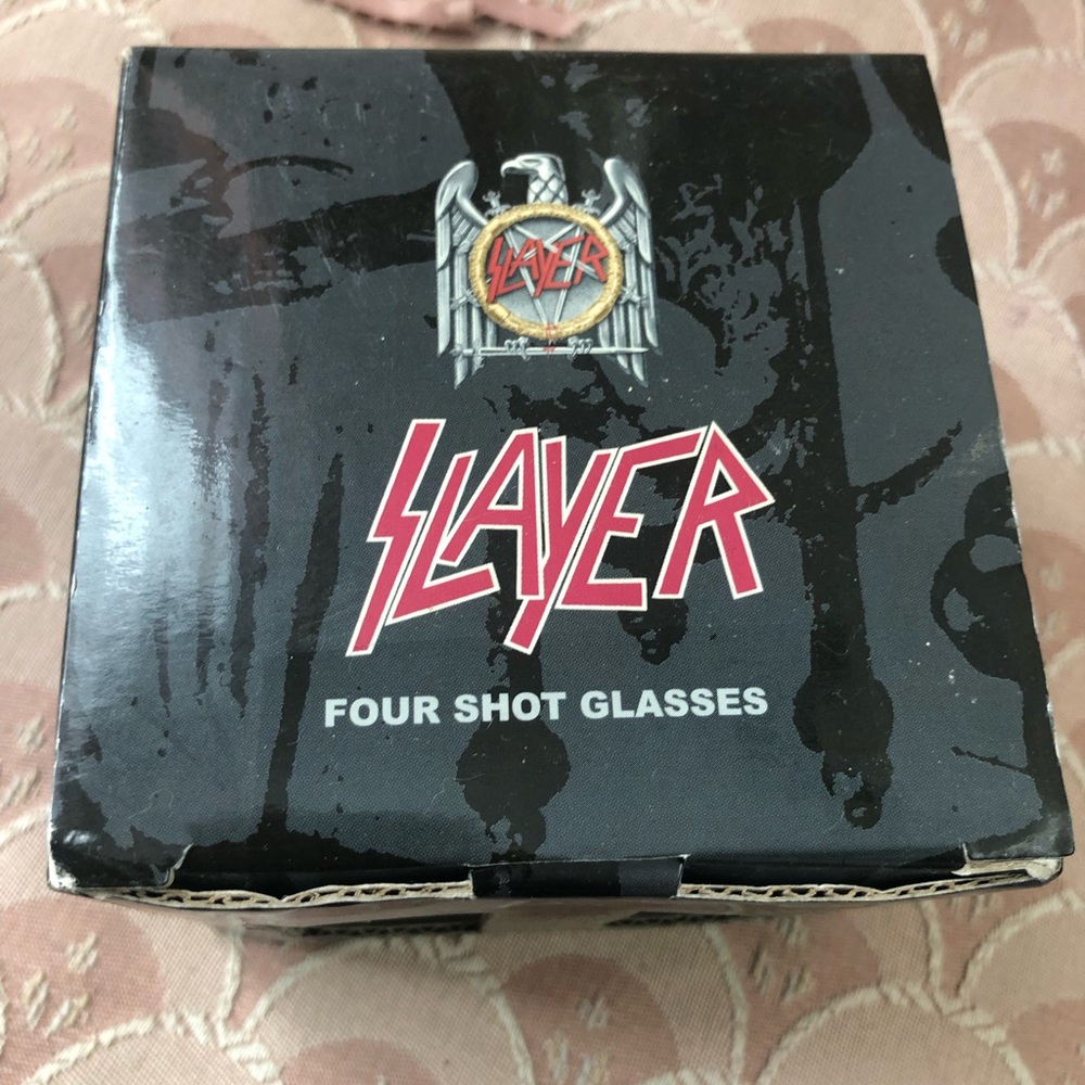 *RARE*  Slayer Four Shot Glasses Set